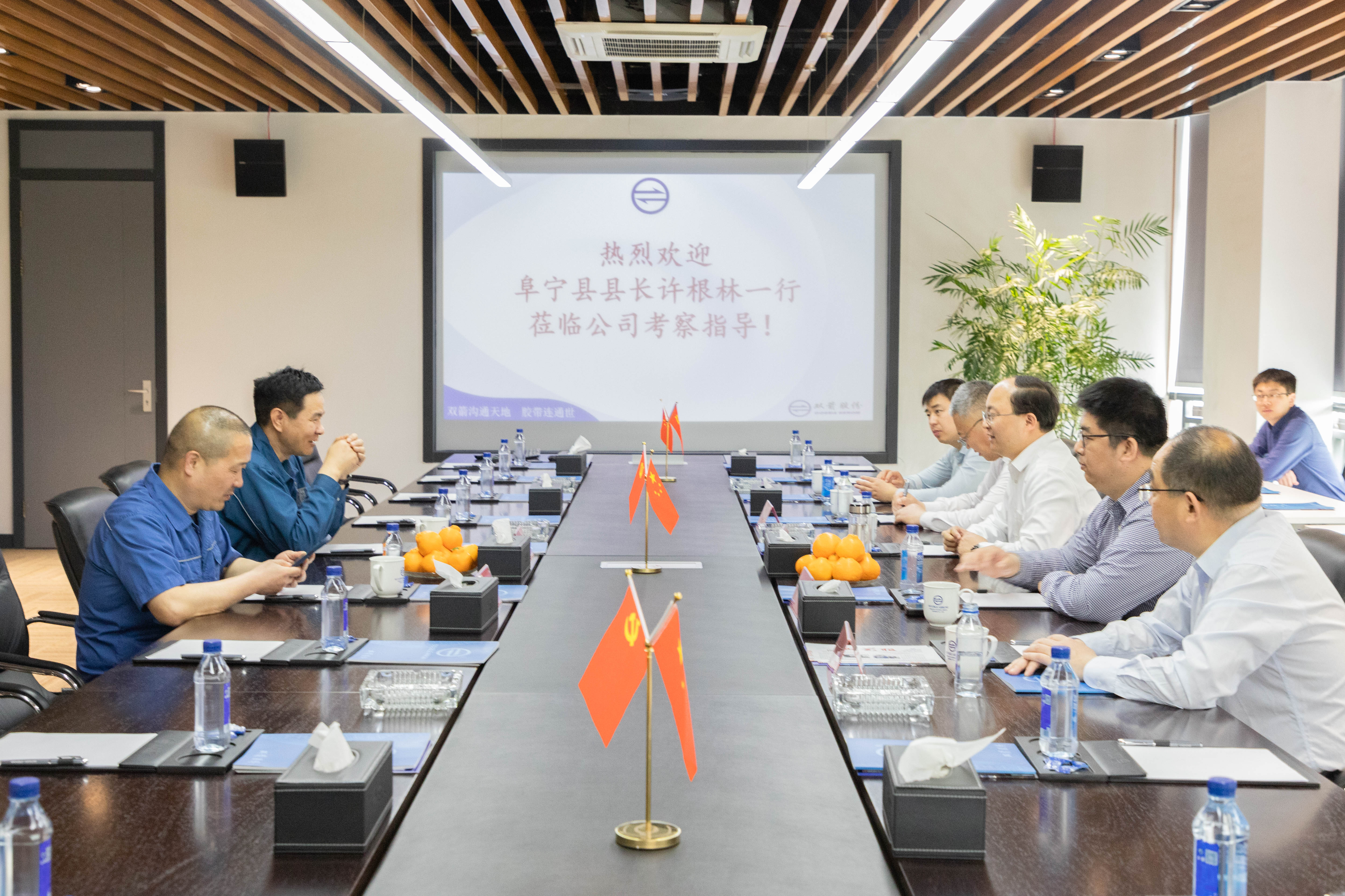 江苏省阜宁县委副书记、县长许根林等一行领导到访首页-澳门(金沙)官网网站首页